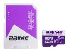 کارت حافظه microSDHC پرایم سرعت 85MBps همراه با آداپتور SD ظرفیت 16 گیگابایت